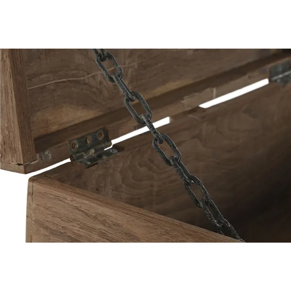 Chest Home ESPRIT Brown Black Natural Wood 46 x 31 x 31 cm