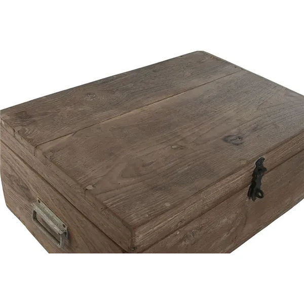 Chest Home ESPRIT Brown Black Natural Wood 46 x 31 x 31 cm