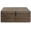 Chest Home ESPRIT Brown Black Natural Wood 46 x 31 x 31 cm