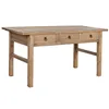 Side table Home ESPRIT Natural Elm wood 169 x 75 x 85 cm