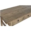 Side table Home ESPRIT Natural Elm wood 169 x 75 x 85 cm
