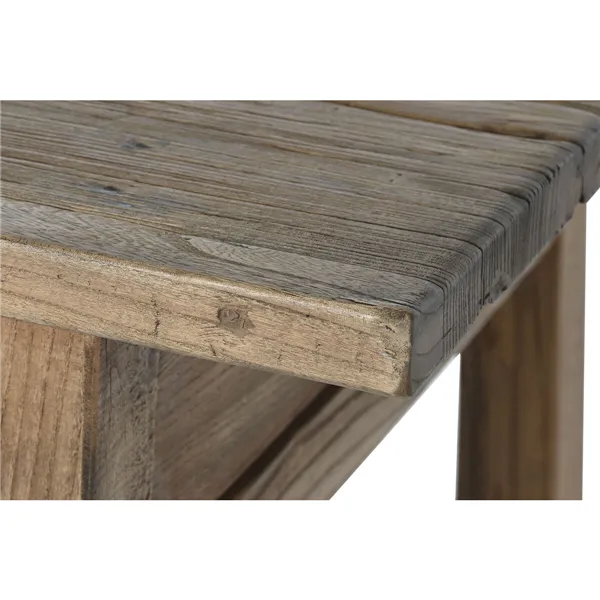 Side table Home ESPRIT Natural Elm wood 169 x 75 x 85 cm