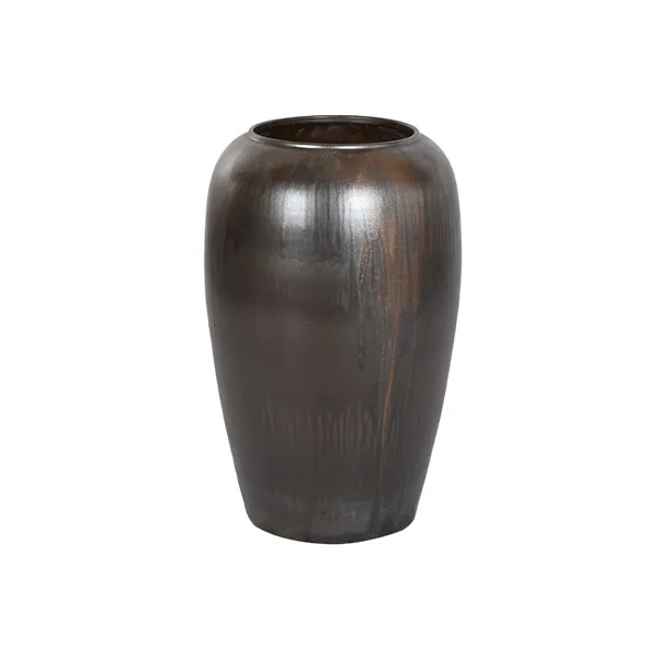 Vase Home ESPRIT Dark brown Ceramic 38 x 38 x 60 cm