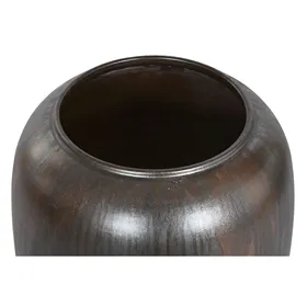 Vase Home ESPRIT Dark brown Ceramic 38 x 38 x 60 cm
