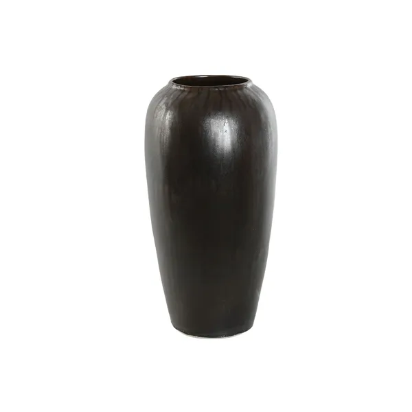Vase Home ESPRIT Dark brown Ceramic 16 x 16 x 31 cm