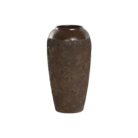 Vase Home ESPRIT Brown Ceramic 16 x 16 x 31 cm