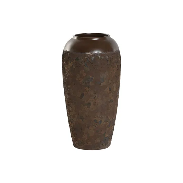 Vase Home ESPRIT Brown Ceramic 16 x 16 x 31 cm