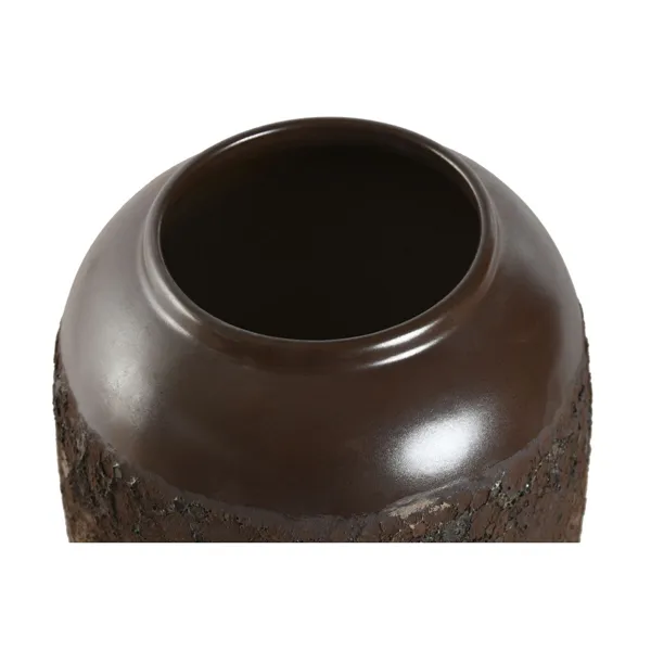 Vase Home ESPRIT Brown Ceramic 16 x 16 x 31 cm