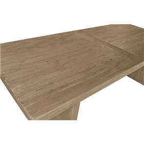 Dining Table Home ESPRIT Natural Elm wood 244 x 102 x 76 cm