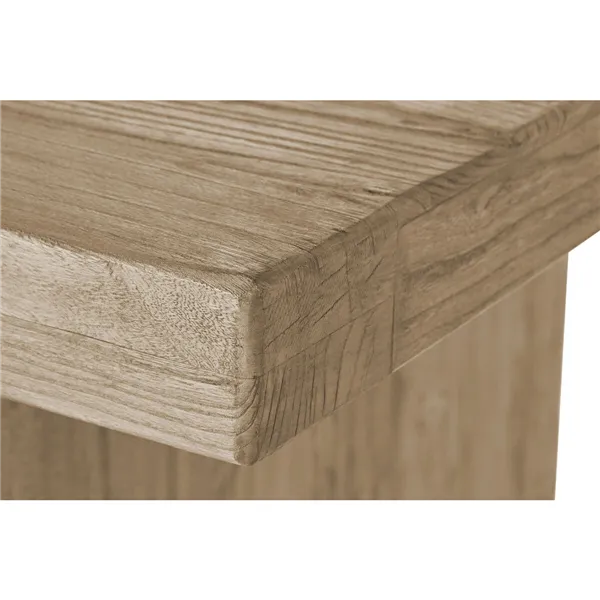 Dining Table Home ESPRIT Natural Elm wood 244 x 102 x 76 cm