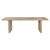 Dining Table Home ESPRIT Natural Elm wood 244 x 102 x 76 cm