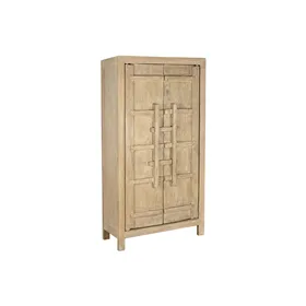 Cupboard Home ESPRIT Natural 115 x 48 x 210 cm