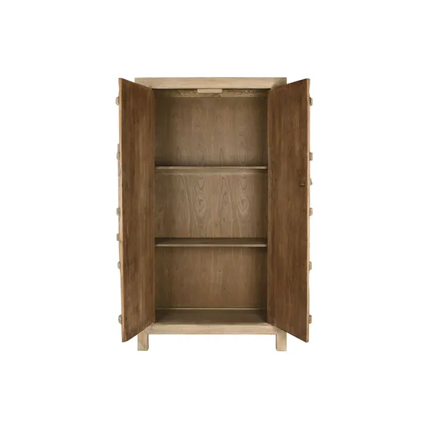 Cupboard Home ESPRIT Natural 115 x 48 x 210 cm