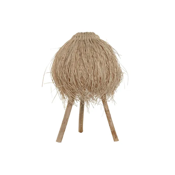 Desk lamp Home ESPRIT Natural Wood 50 W 220 V 45 x 45 x 53 cm