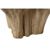 Dining Table Home ESPRIT Natural Wood Tempered Glass 160 x 160 x 76 cm