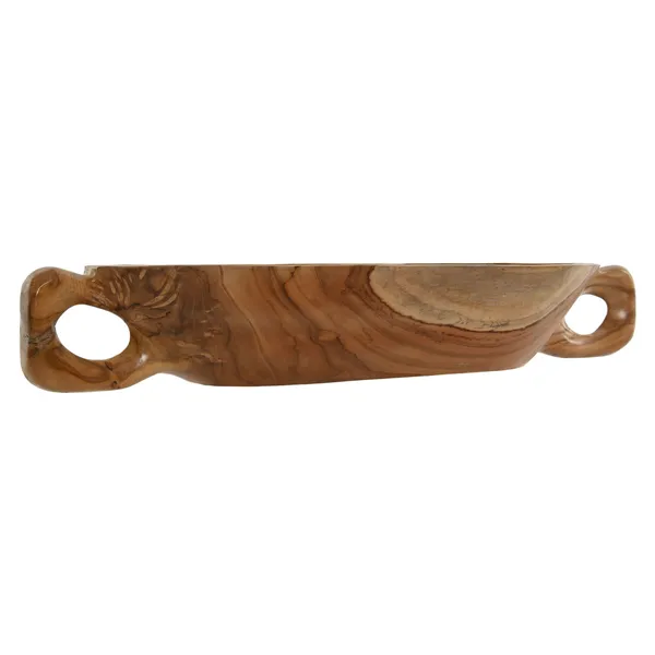 Centerpiece Home ESPRIT Brown Teak 65 x 22 x 10 cm