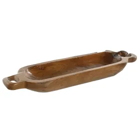 Centerpiece Home ESPRIT Natural Teak 70 x 20 x 7 cm