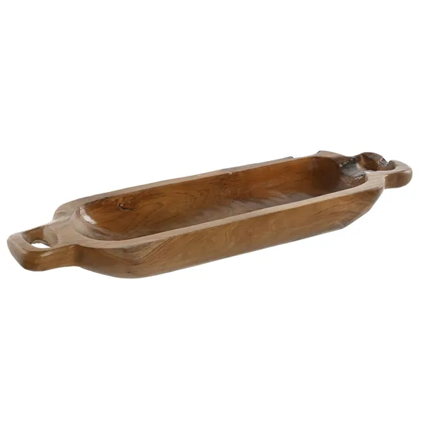 Centerpiece Home ESPRIT Natural Teak 70 x 20 x 7 cm