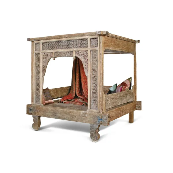 Bed Home ESPRIT Natural 225 x 160 x 206 cm