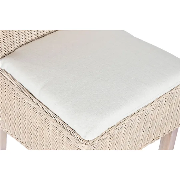 Garden chair Home ESPRIT wicker Mango wood 50 x 55 x 100 cm