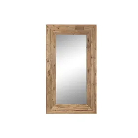 Free standing mirror Home ESPRIT Natural Teak 100 x 7 x 180 cm