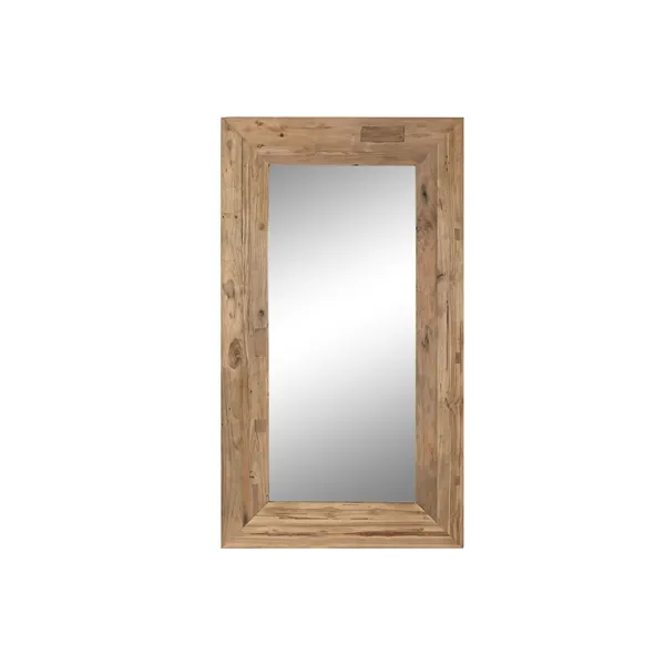 Free standing mirror Home ESPRIT Natural Teak 100 x 7 x 180 cm