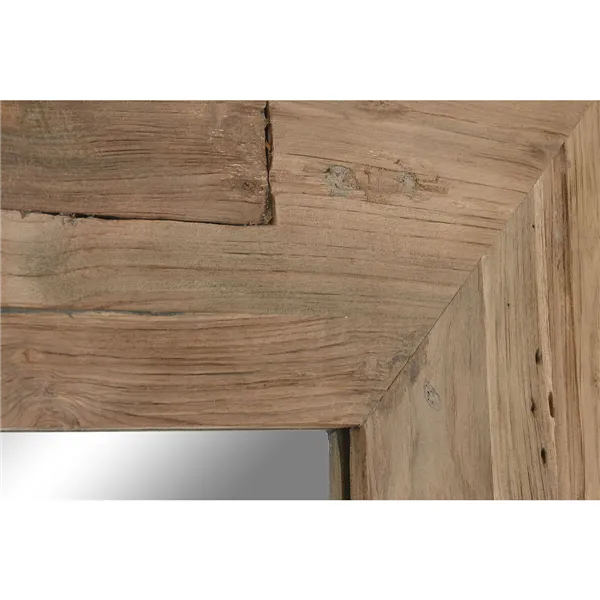 Free standing mirror Home ESPRIT Natural Teak 100 x 7 x 180 cm