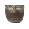 Planter Home ESPRIT White Brown Wood 30 x 30 x 120 cm