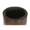 Planter Home ESPRIT White Brown Wood 30 x 30 x 120 cm