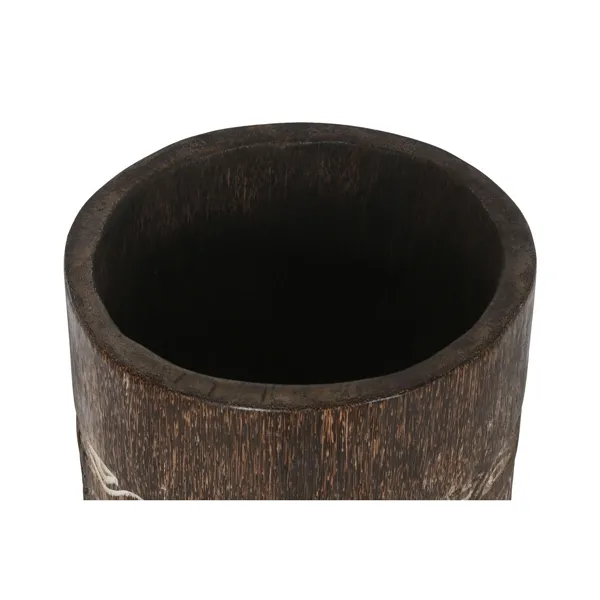 Planter Home ESPRIT White Brown Wood 20 x 20 x 90 cm 29 x 29 x 90 cm