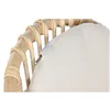 Table set with 2 chairs Home ESPRIT White Natural 50 x 50 x 50 cm