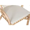 Table set with 2 chairs Home ESPRIT White Natural 50 x 50 x 50 cm