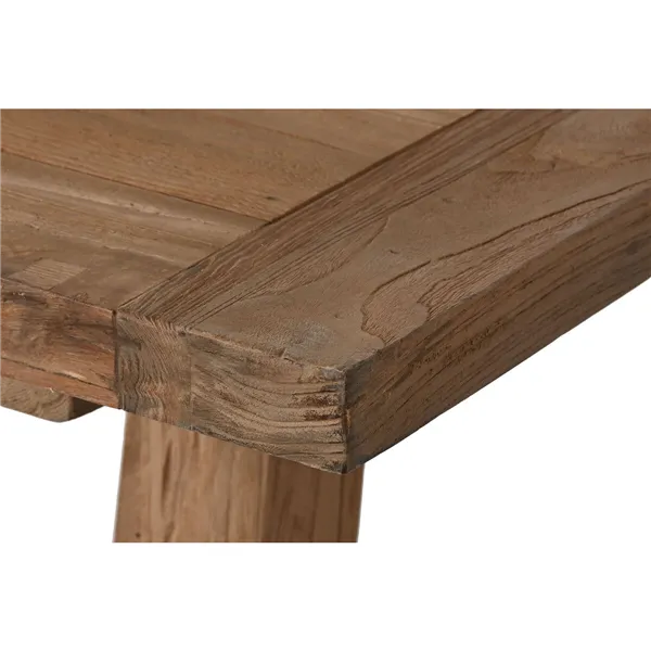 Dining Table Home ESPRIT Natural Teak 200 x 100 x 75 cm