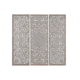 Headboard Home ESPRIT Grey MDF Wood 180 x 3,5 x 180 cm