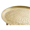 Centre Table Home ESPRIT Golden Natural Brass Mango wood 75 x 75 x 44 cm
