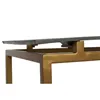 Console Home ESPRIT Grey Metal Aluminium 109,5 x 37,5 x 80 cm (3 Pieces)
