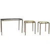 Console Home ESPRIT Grey Metal Aluminium 109,5 x 37,5 x 80 cm (3 Pieces)