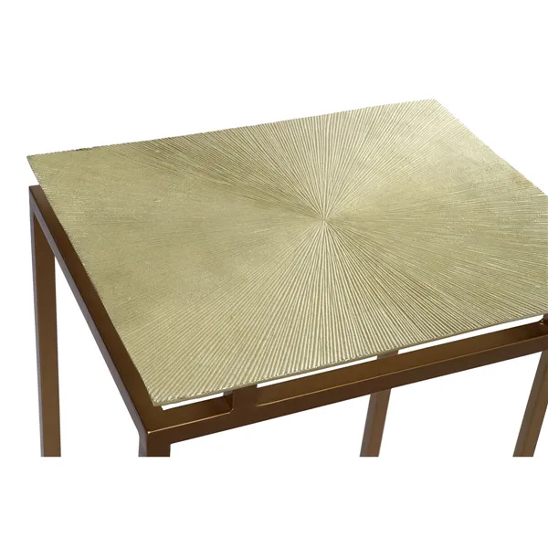 Console Home ESPRIT Grey Metal Aluminium 109,5 x 37,5 x 80 cm (3 Pieces)