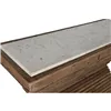 Console Home ESPRIT Yellow White Brown Marble Recycled Wood 138 x 45 x 87 cm