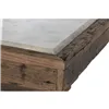Console Home ESPRIT Yellow White Brown Marble Recycled Wood 138 x 45 x 87 cm