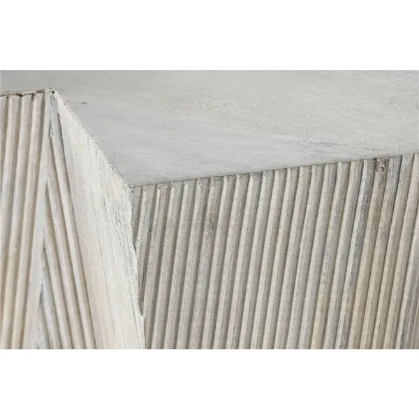 Console Home ESPRIT Yellow Beige Mango wood 150 x 35 x 80 cm