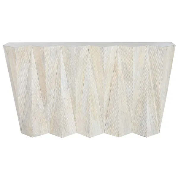 Console Home ESPRIT Yellow Beige Mango wood 150 x 35 x 80 cm