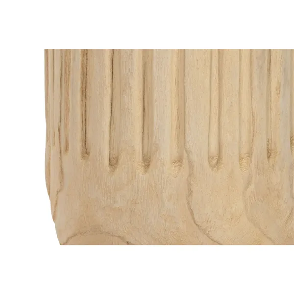 Planter Home ESPRIT Natural Paolownia wood 32 x 32 x 69 cm
