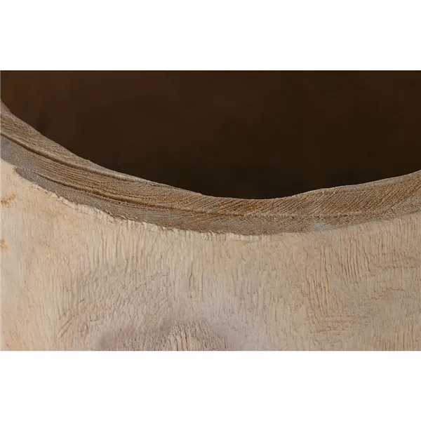 Planter Home ESPRIT Natural Paolownia wood 32 x 32 x 69 cm