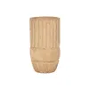 Planter Home ESPRIT Natural Paolownia wood 28 x 28 x 50 cm