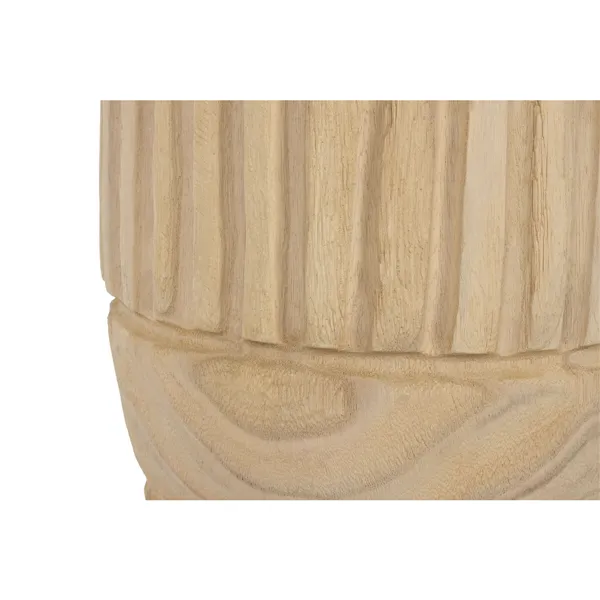 Vase Home ESPRIT Natural Paolownia wood 29 x 29 x 42 cm