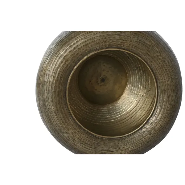 Set of Planters Home ESPRIT Golden Aluminium 64 x 64 x 47 cm