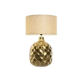 Desk lamp Home ESPRIT Golden Aluminium 50 W 220 V 42 x 42 x 66 cm