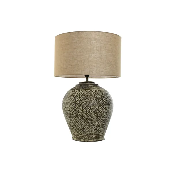 Desk lamp Home ESPRIT Beige Copper Aluminium 50 W 220 V 42 x 42 x 62 cm