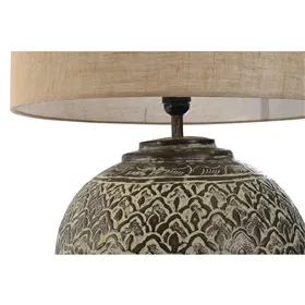 Desk lamp Home ESPRIT Beige Copper Aluminium 50 W 220 V 42 x 42 x 62 cm